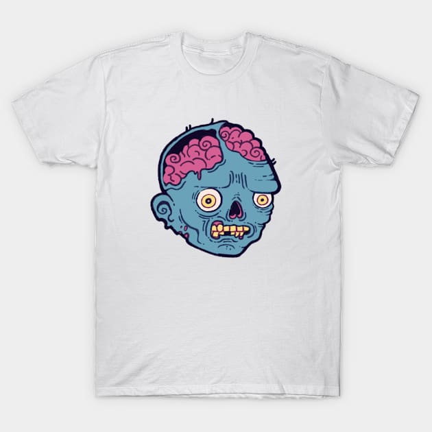 I bite - Zombie Art T-Shirt by Bumcchi